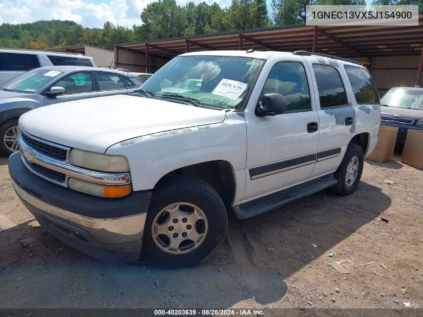 2005 Chevrolet Tahoe Ls VIN: 1GNEC13VX5J154900 Lot: 40203639