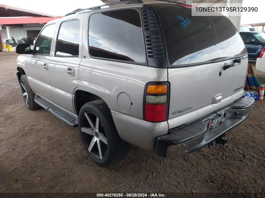 2005 Chevrolet Tahoe Lt VIN: 1GNEC13T95R129390 Lot: 40218285