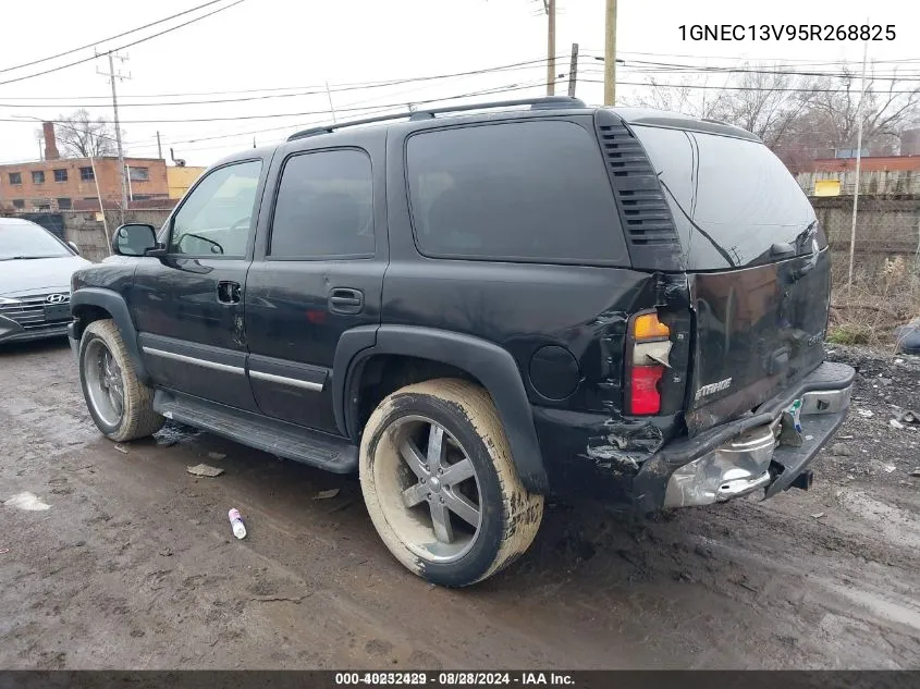 2005 Chevrolet Tahoe Ls VIN: 1GNEC13V95R268825 Lot: 40232429