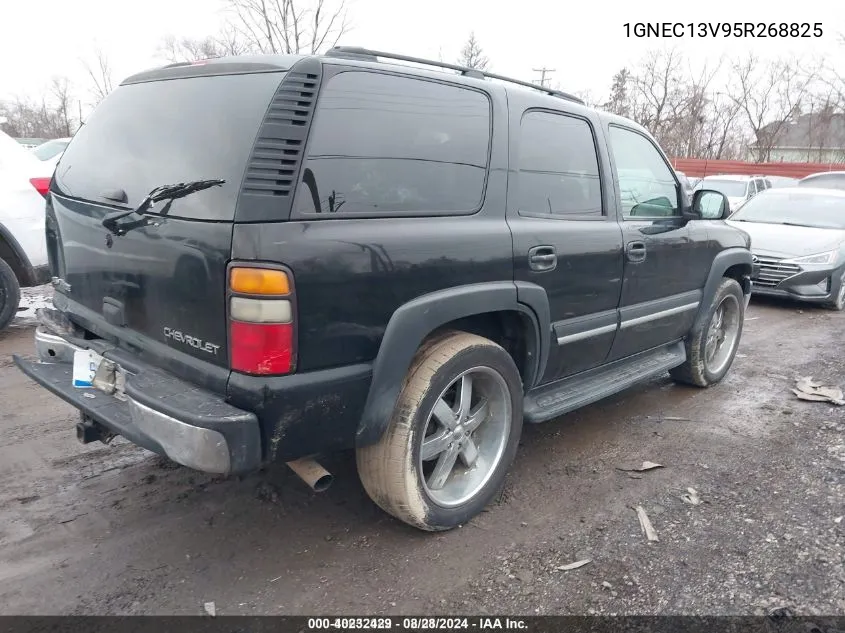 2005 Chevrolet Tahoe Ls VIN: 1GNEC13V95R268825 Lot: 40232429