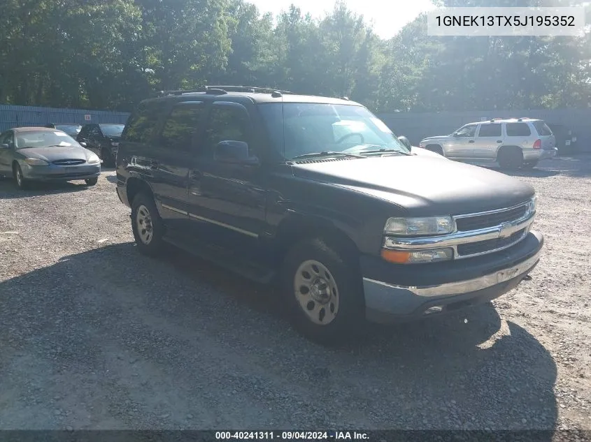 2005 Chevrolet Tahoe K1500 VIN: 1GNEK13TX5J195352 Lot: 40241311