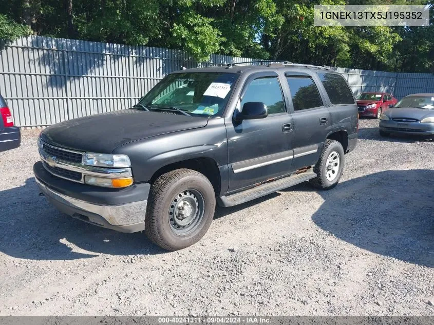 2005 Chevrolet Tahoe K1500 VIN: 1GNEK13TX5J195352 Lot: 40241311