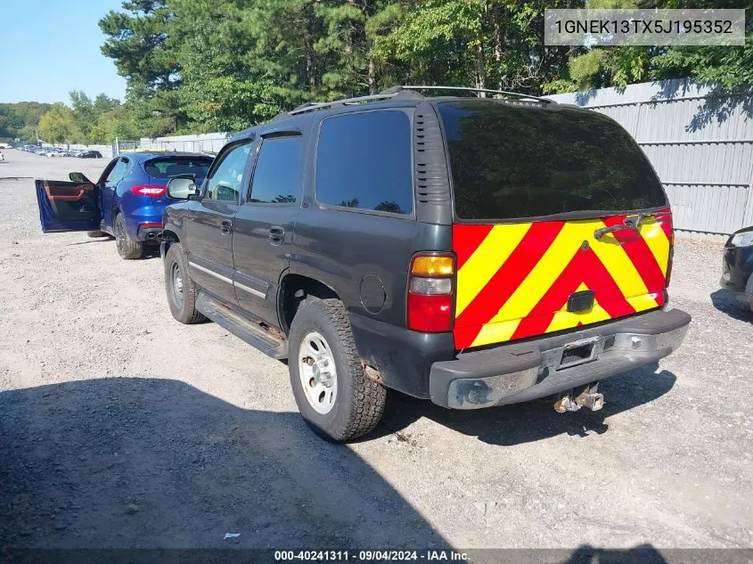 2005 Chevrolet Tahoe K1500 VIN: 1GNEK13TX5J195352 Lot: 40241311