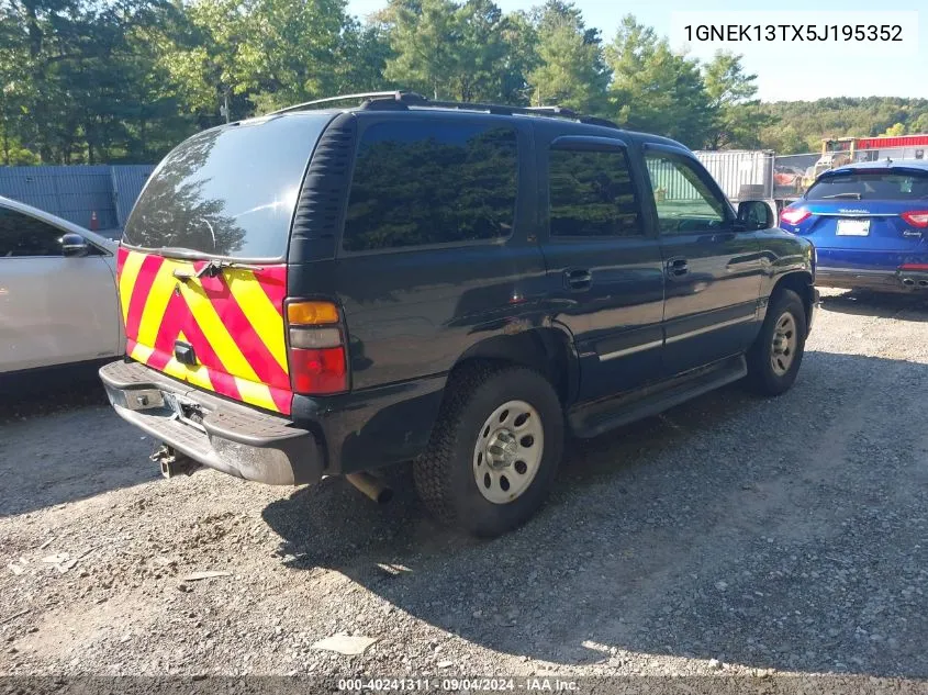 2005 Chevrolet Tahoe K1500 VIN: 1GNEK13TX5J195352 Lot: 40241311