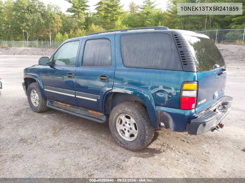 2005 Chevrolet Tahoe K1500 VIN: 1GNEK13TX5R241859 Lot: 40395640