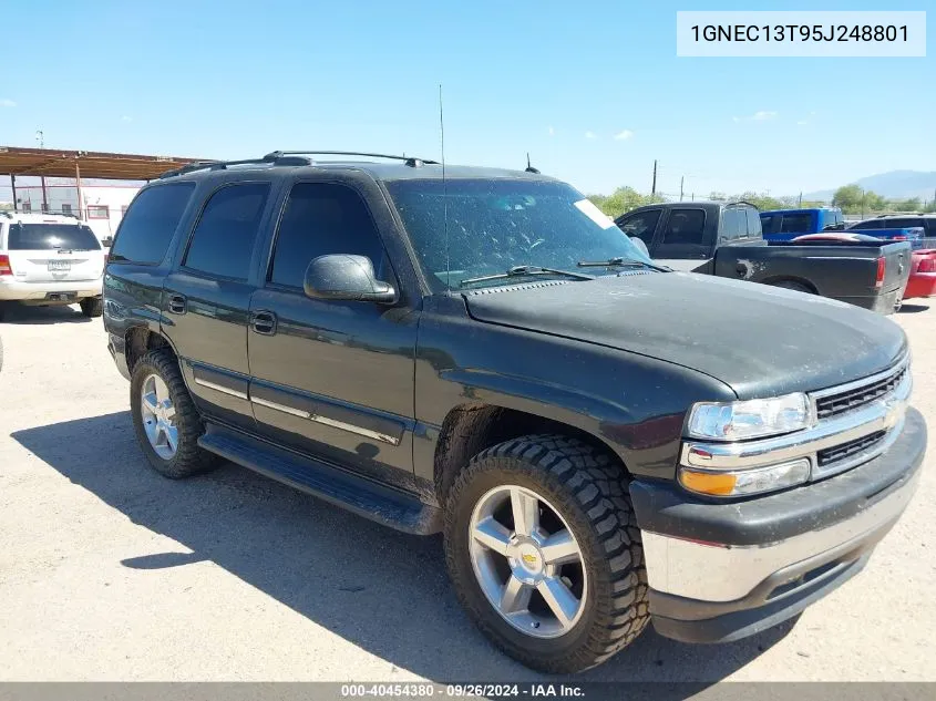 2005 Chevrolet Tahoe Lt VIN: 1GNEC13T95J248801 Lot: 40454380