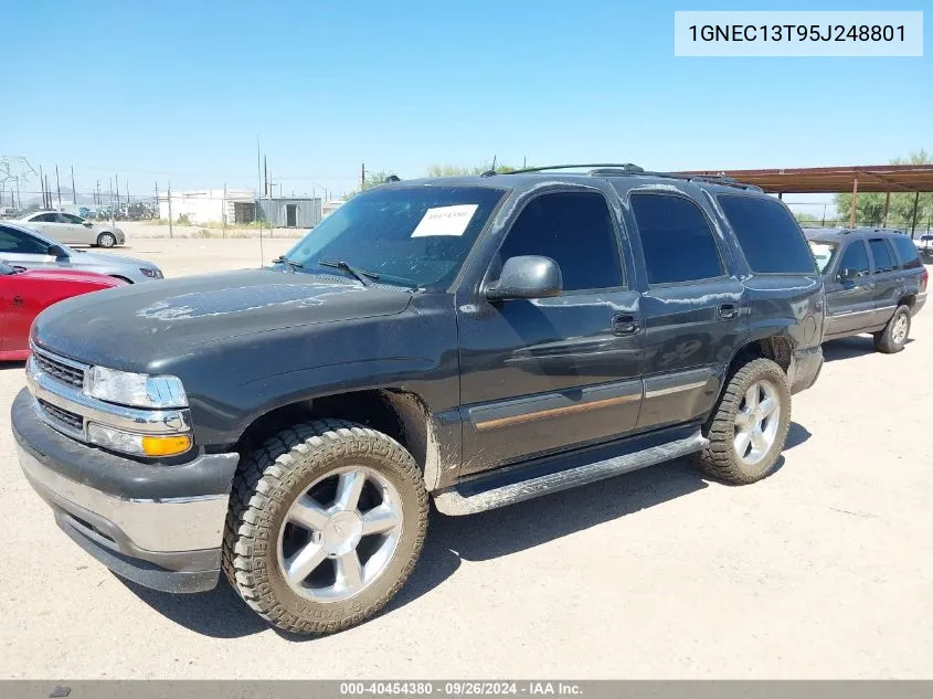 2005 Chevrolet Tahoe Lt VIN: 1GNEC13T95J248801 Lot: 40454380