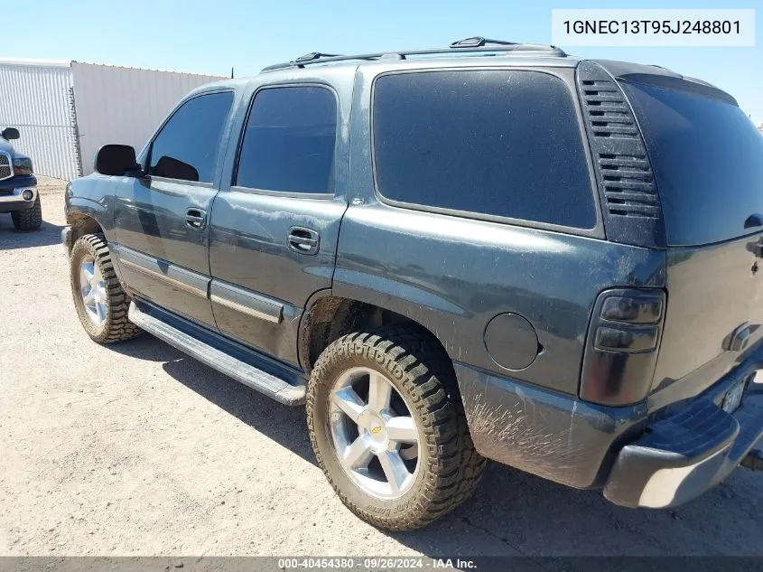 2005 Chevrolet Tahoe Lt VIN: 1GNEC13T95J248801 Lot: 40454380