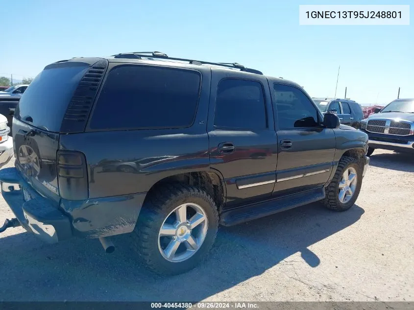 2005 Chevrolet Tahoe Lt VIN: 1GNEC13T95J248801 Lot: 40454380