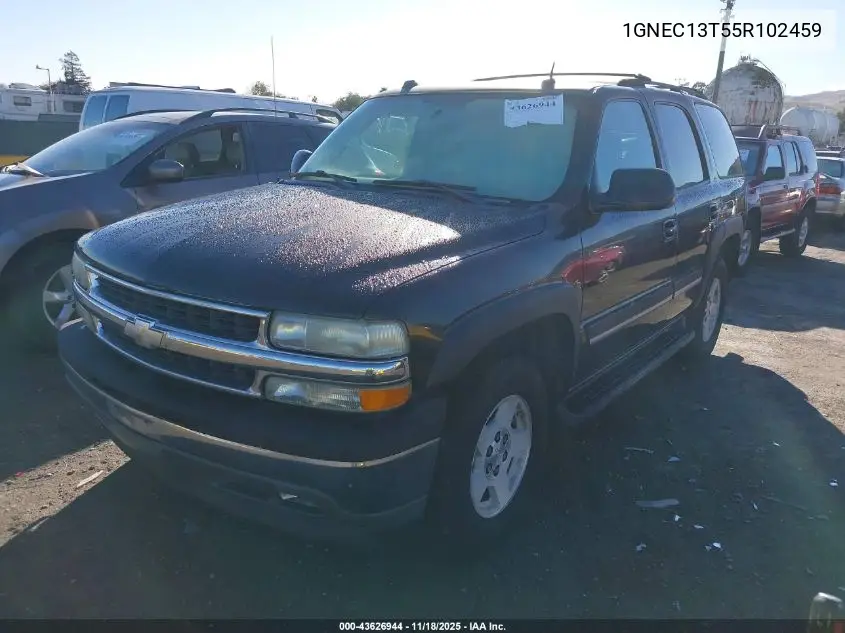 1GNEC13T55R102459 2005 Chevrolet Tahoe Lt