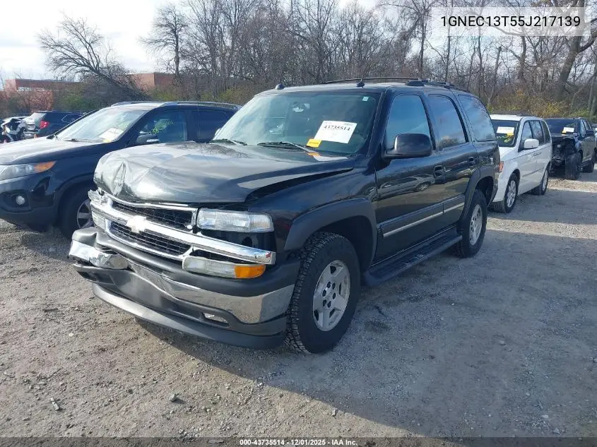 1GNEC13T55J217139 2005 Chevrolet Tahoe Lt