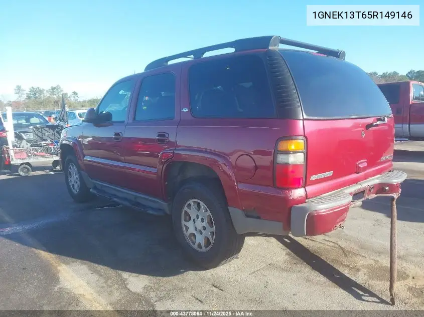 1GNEK13T65R149146 2005 Chevrolet Tahoe Z71