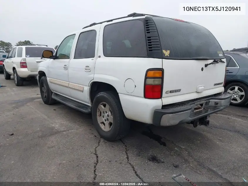 1GNEC13TX5J120941 2005 Chevrolet Tahoe Lt