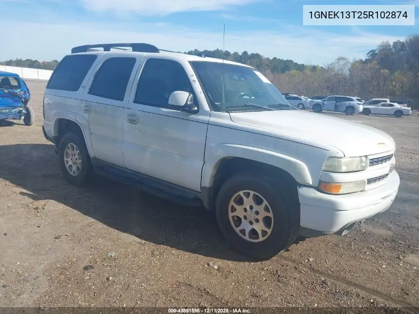 1GNEK13T25R102874 2005 Chevrolet Tahoe Z71