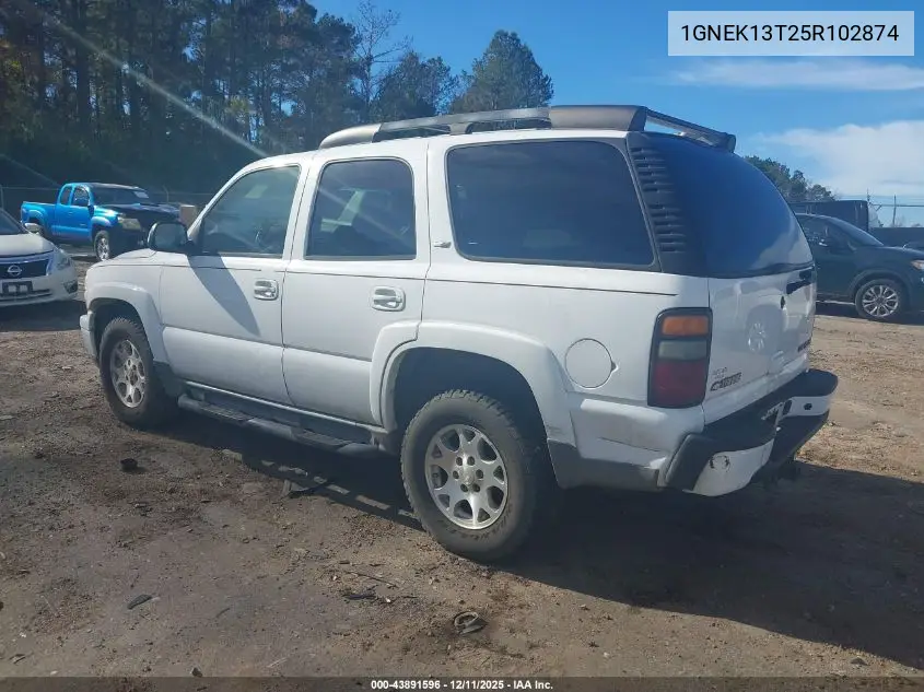 1GNEK13T25R102874 2005 Chevrolet Tahoe Z71
