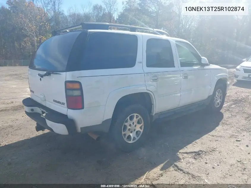 1GNEK13T25R102874 2005 Chevrolet Tahoe Z71