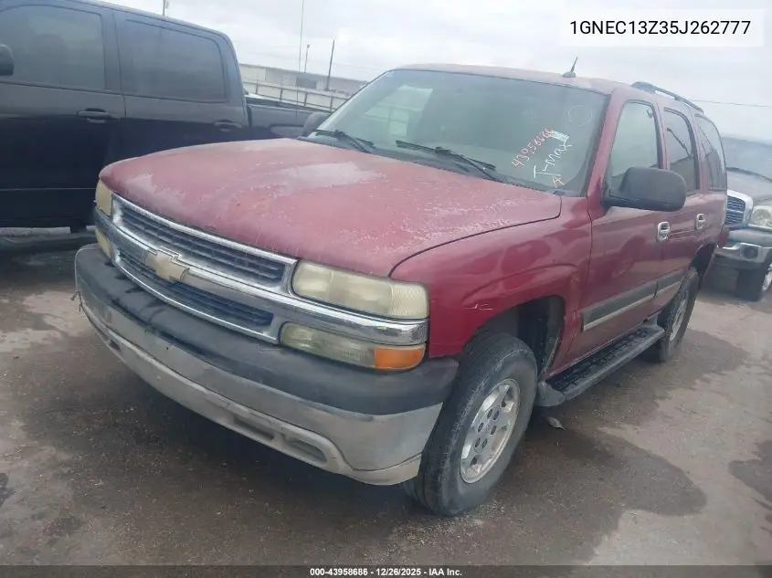 1GNEC13Z35J262777 2005 Chevrolet Tahoe Ls