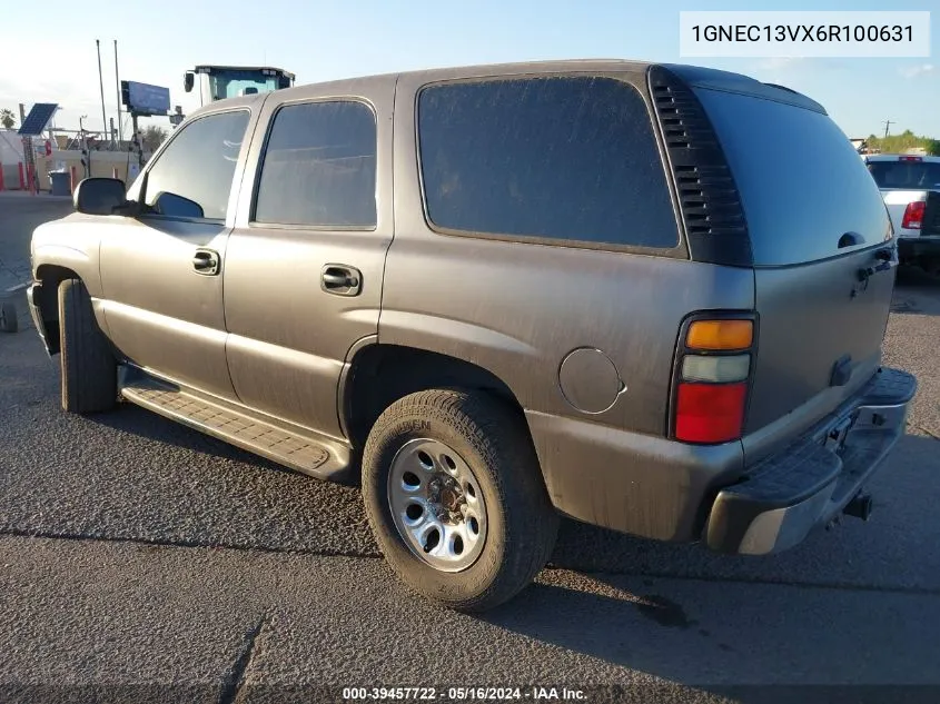 2006 Chevrolet Tahoe Ls VIN: 1GNEC13VX6R100631 Lot: 39457722