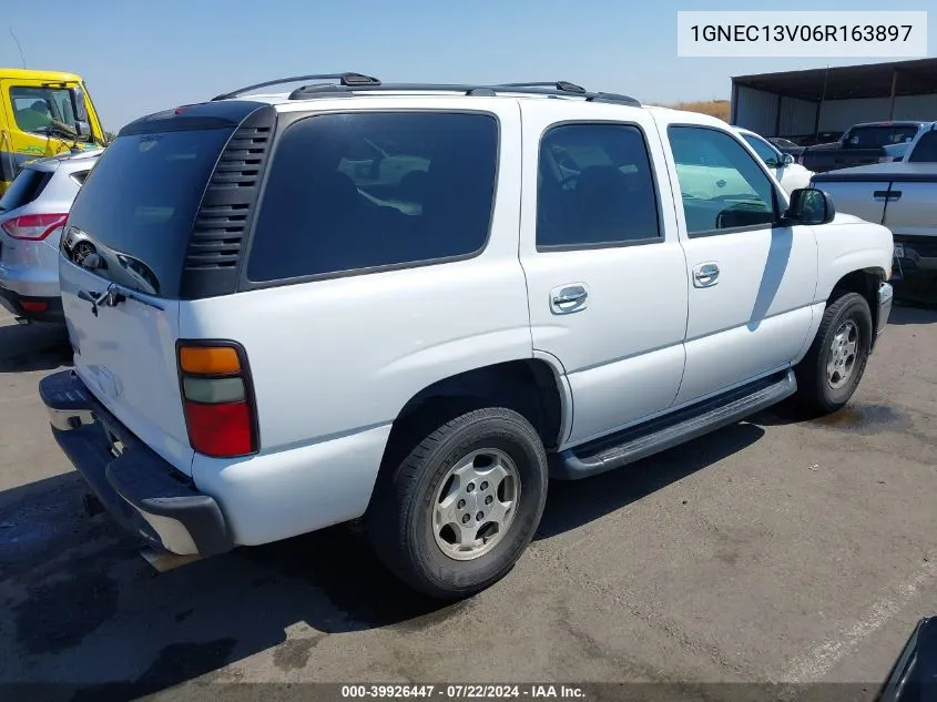 2006 Chevrolet Tahoe Ls VIN: 1GNEC13V06R163897 Lot: 39926447