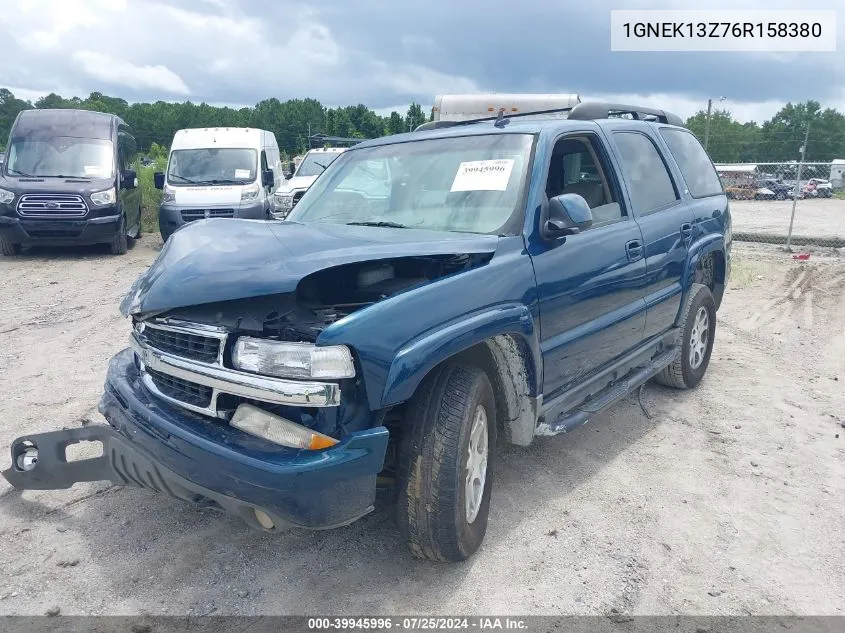 2006 Chevrolet Tahoe Z71 VIN: 1GNEK13Z76R158380 Lot: 39945996