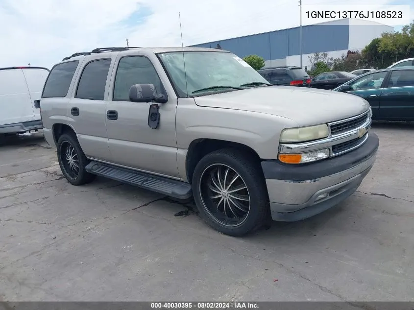 2006 Chevrolet Tahoe Ls VIN: 1GNEC13T76J108523 Lot: 40030395