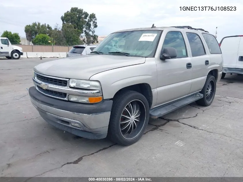 2006 Chevrolet Tahoe Ls VIN: 1GNEC13T76J108523 Lot: 40030395