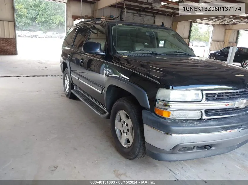 2006 Chevrolet Tahoe Lt VIN: 1GNEK13Z96R137174 Lot: 40131083