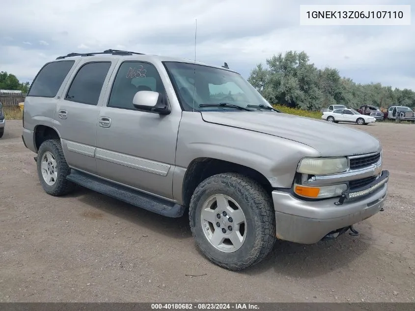 1GNEK13Z06J107110 2006 Chevrolet Tahoe Lt