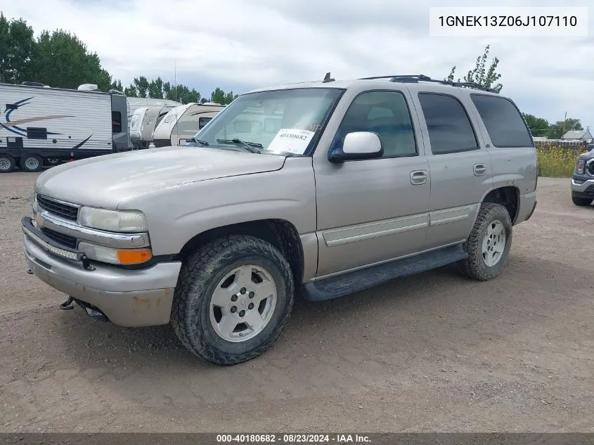 1GNEK13Z06J107110 2006 Chevrolet Tahoe Lt