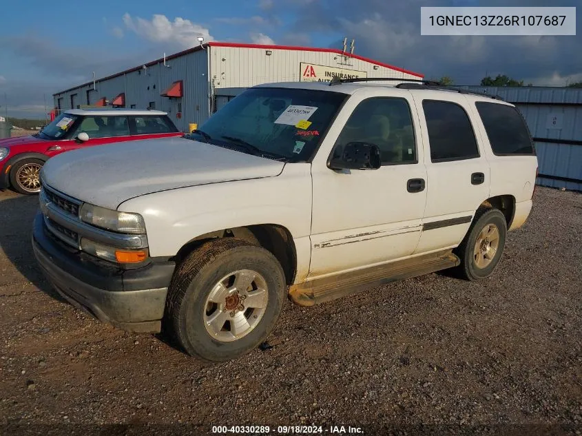 2006 Chevrolet Tahoe Ls VIN: 1GNEC13Z26R107687 Lot: 40330289