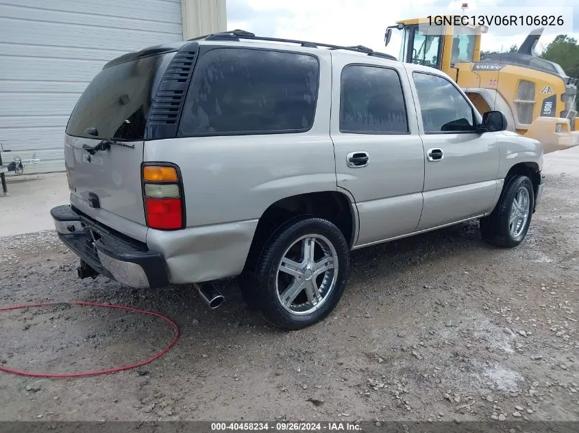 1GNEC13V06R106826 2006 Chevrolet Tahoe Ls