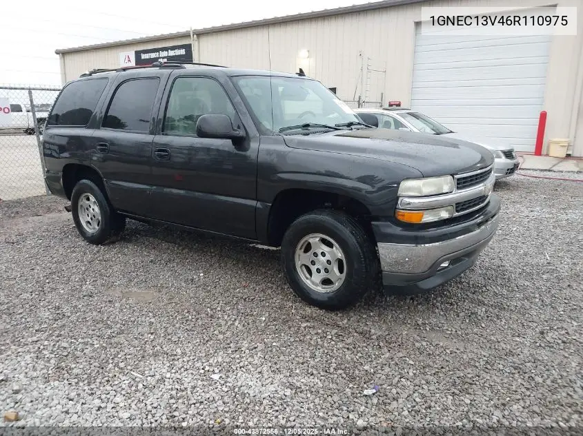 1GNEC13V46R110975 2006 Chevrolet Tahoe Ls