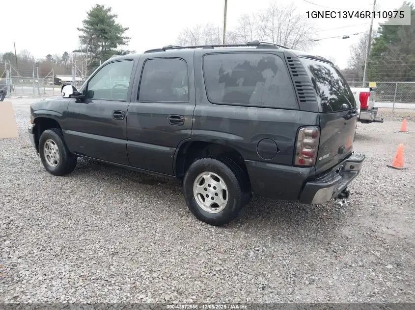 1GNEC13V46R110975 2006 Chevrolet Tahoe Ls