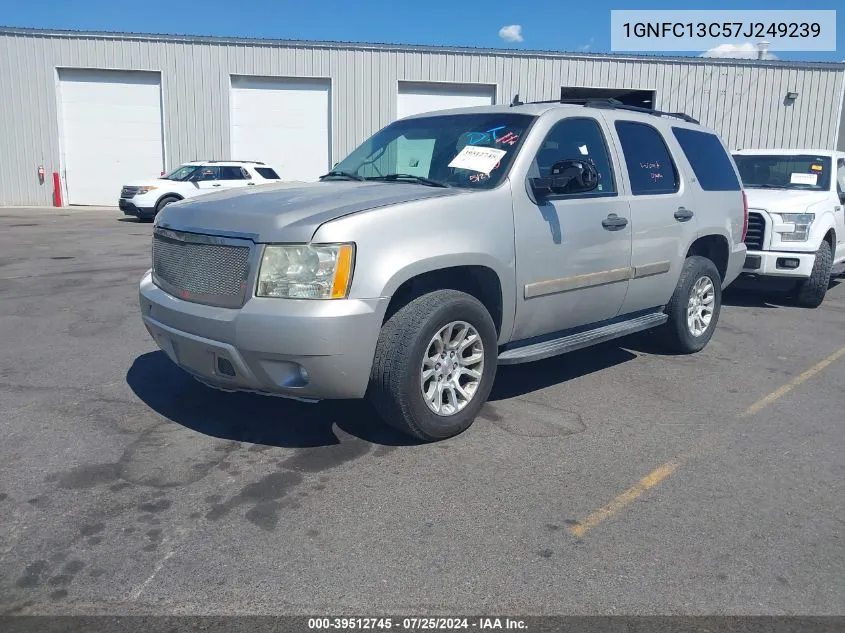 2007 Chevrolet Tahoe Ls VIN: 1GNFC13C57J249239 Lot: 39512745