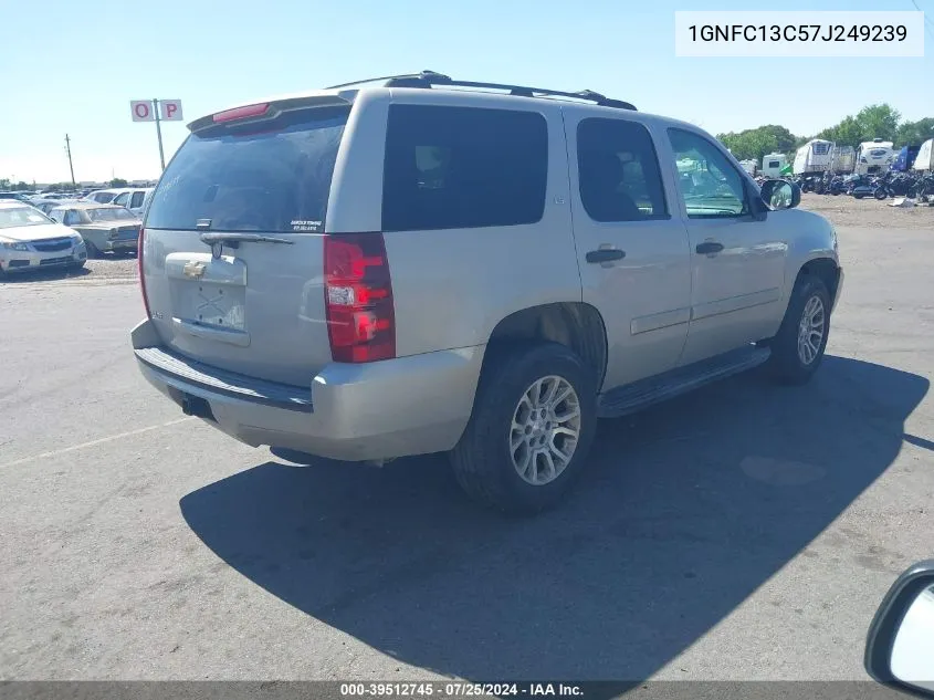 1GNFC13C57J249239 2007 Chevrolet Tahoe Ls