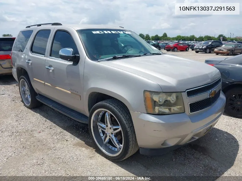 2007 Chevrolet Tahoe Lt VIN: 1GNFK13037J291563 Lot: 39685180