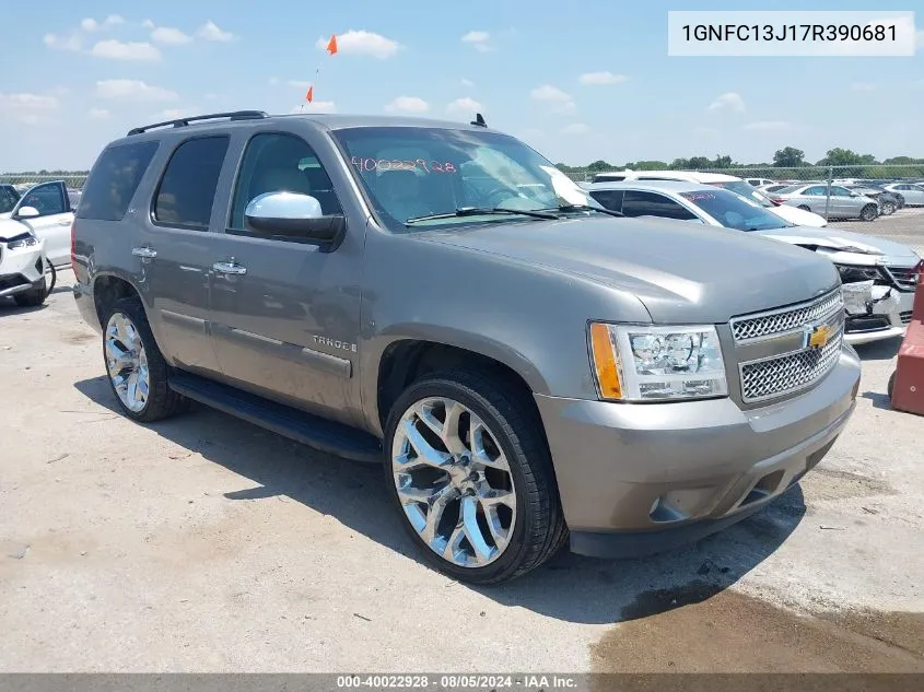 1GNFC13J17R390681 2007 Chevrolet Tahoe Ltz