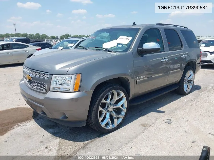 1GNFC13J17R390681 2007 Chevrolet Tahoe Ltz