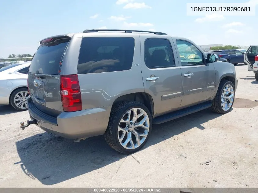 1GNFC13J17R390681 2007 Chevrolet Tahoe Ltz