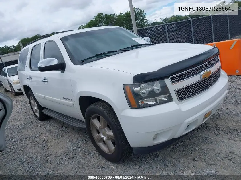 2007 Chevrolet Tahoe Ltz VIN: 1GNFC13057R286640 Lot: 40030769