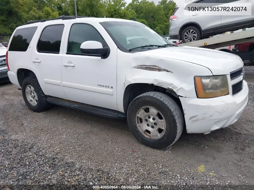 1GNFK13057R242074 2007 Chevrolet Tahoe Lt