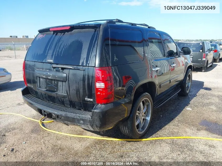 2007 Chevrolet Tahoe Lt VIN: 1GNFC13047J339049 Lot: 40107205