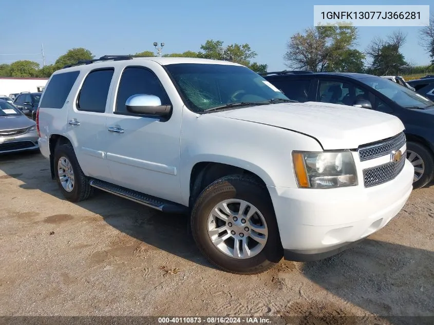 2007 Chevrolet Tahoe Ltz VIN: 1GNFK13077J366281 Lot: 40110873