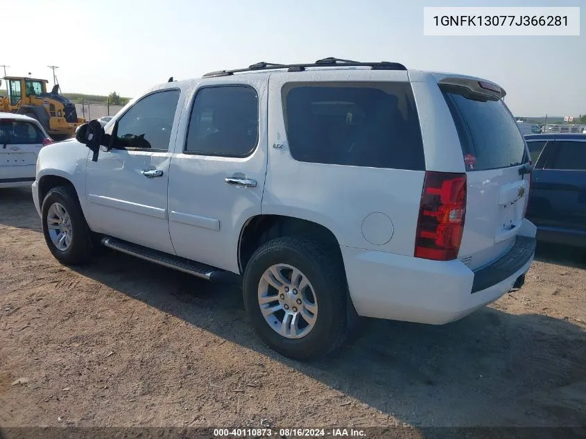 1GNFK13077J366281 2007 Chevrolet Tahoe Ltz