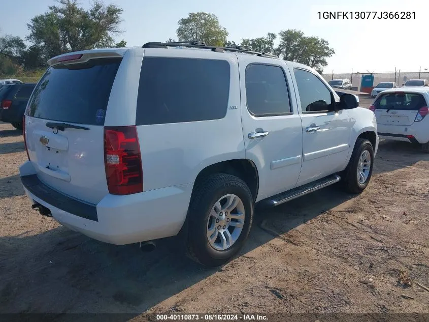 1GNFK13077J366281 2007 Chevrolet Tahoe Ltz