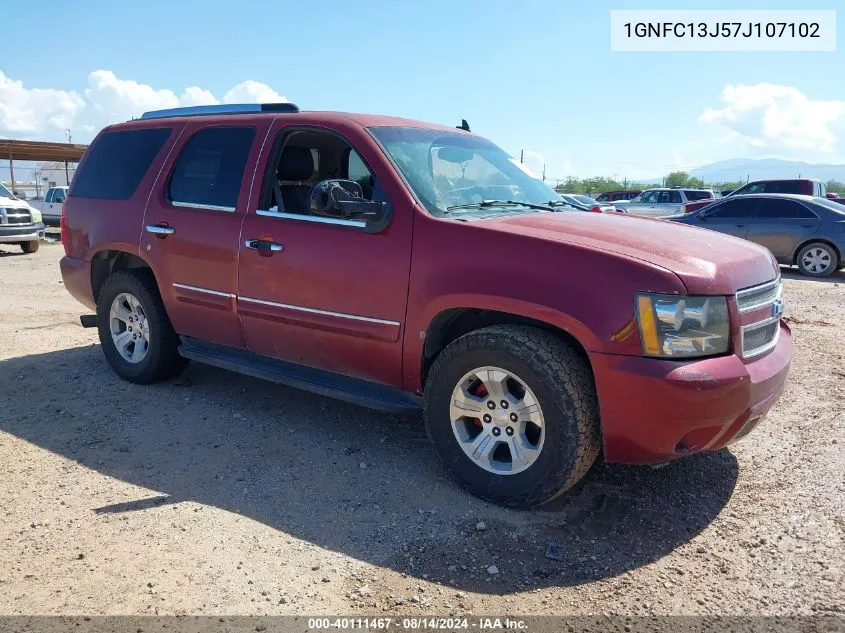 1GNFC13J57J107102 2007 Chevrolet Tahoe Lt