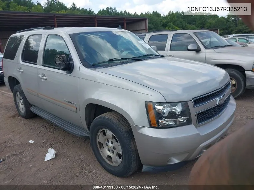 1GNFC13J67R325213 2007 Chevrolet Tahoe Lt