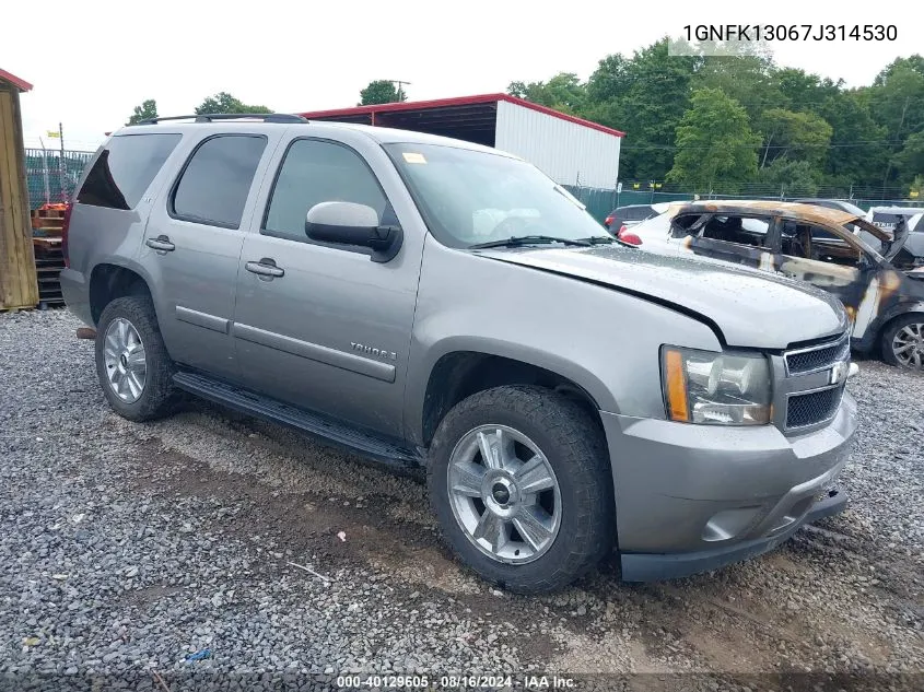 2007 Chevrolet Tahoe Lt VIN: 1GNFK13067J314530 Lot: 40129605