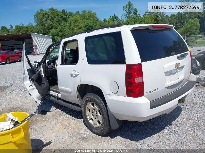 2007 Chevrolet Tahoe Lt VIN: 1GNFC13J77R272599 Lot: 40130475