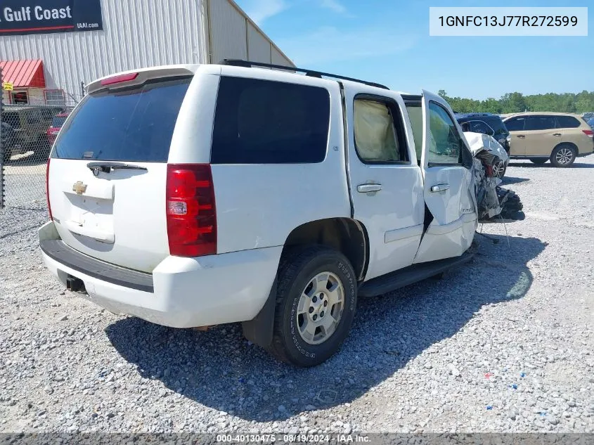 2007 Chevrolet Tahoe Lt VIN: 1GNFC13J77R272599 Lot: 40130475